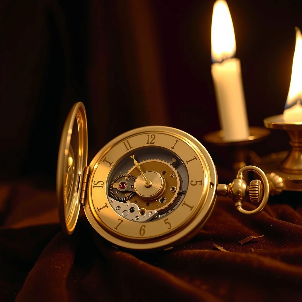 Zegar kwarcowy reprezentujący czas i warunki